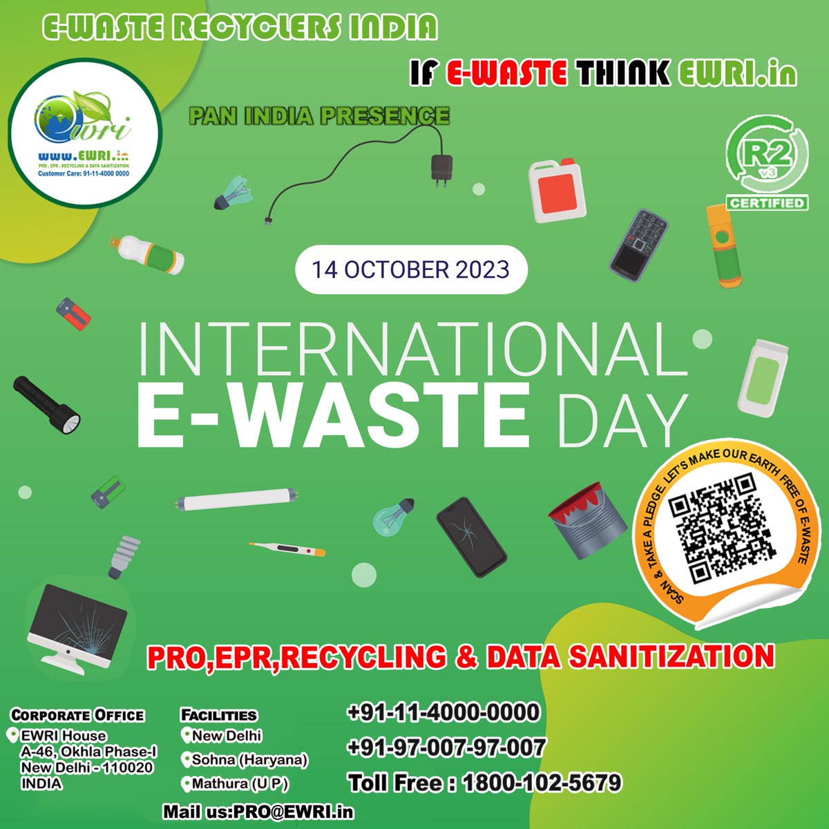 e_recyclers's tweet photo. 🌍♻️ Celebrating E-Waste Day - Let's Power Up Sustainability! ♻️🌍 #EwasteDay #SustainableTech #ReduceReuseRecycle

#Recycle #Ewaste #EEE #ReduceWaste #ElectronicWaste #ZeroWaste #SaveEarth #EwasteDisposal https://t.co/1LlMs5OwH4