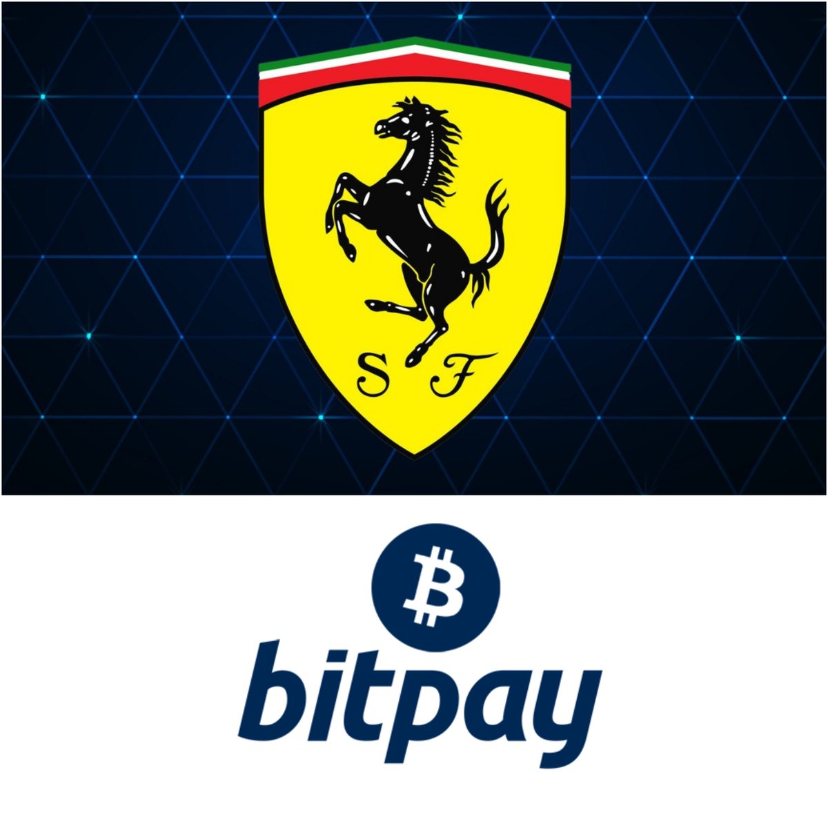 Crypto__Goku's tweet photo. 🚨 Ferrari accepte les cryptomonnaies comme moyen de paiement pour ses voitures aux États-Unis.

Ferrari s'est tourné vers BitPay pour la phase initiale aux États-Unis 🇺🇸, et autorisera les transactions en $BTC, en $ETH et en $USDC.

Il devrait étendre ce système à l'Europe 🇪🇺 à la suite des demandes de ses clients.

Ferrari a déclaré que cette décision répondait aux demandes du marché et des négociants.

Bitpay transformera immédiatement les paiements en cryptomonnaies en monnaie traditionnelle pour le compte des concessionnaires de Ferrari, afin de les protéger contre les fluctuations de prix.