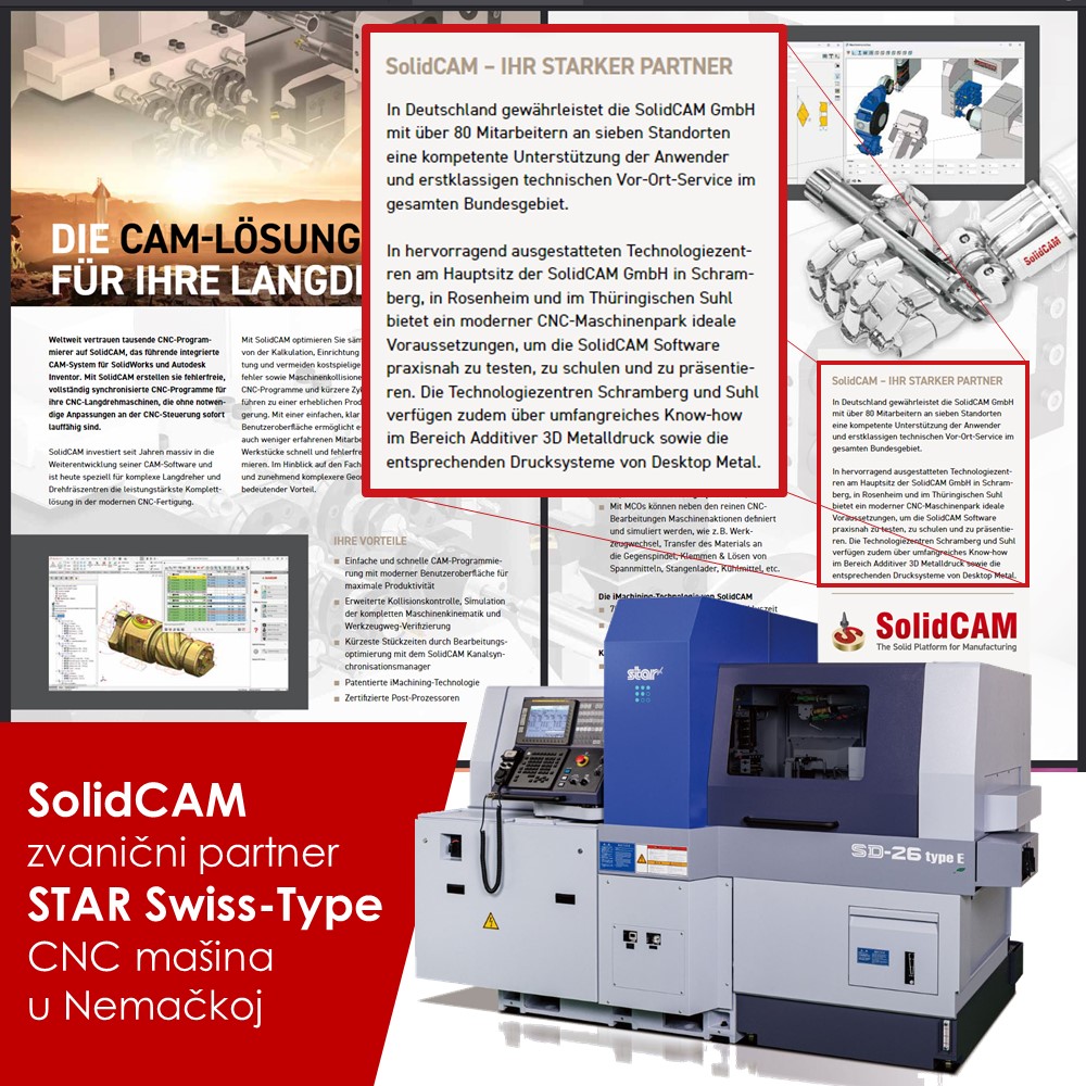 Solfins3D's tweet image. #SoldiCAM partnerstvo sa kompanijom Star, proizvođačem premijum #SwissType mašina, ozvaničeno je za celu teritoriju Nemačke. Znate li koliko je ovih mašina Solfins pokrenuo u Srbiji? Pronađite na našem sajtu!
.
#cncobrada #mašinskaobrada #cncmašine