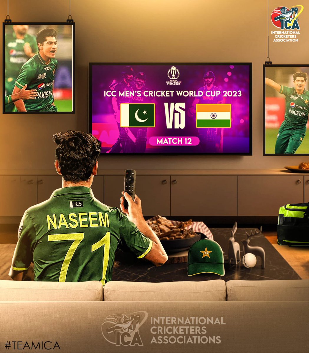 iNaseemShah's tweet photo. Let’s back &amp; support @TheRealPCB, no matter where you are 💚

#INDvsPAK https://t.co/lgXoa9Pciq