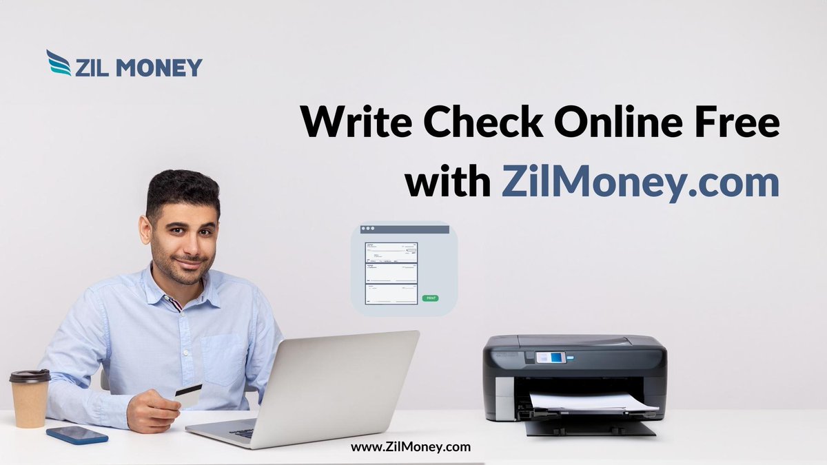 ZilMoney's tweet image. Write check online free with ZilMoney.com, and you can create and print checks using any printer in your home or office. Sign up today.

Learn more: zilmoney.com/write-check-fr…

#WriteCheckOnlineFree #WriteCheckFree