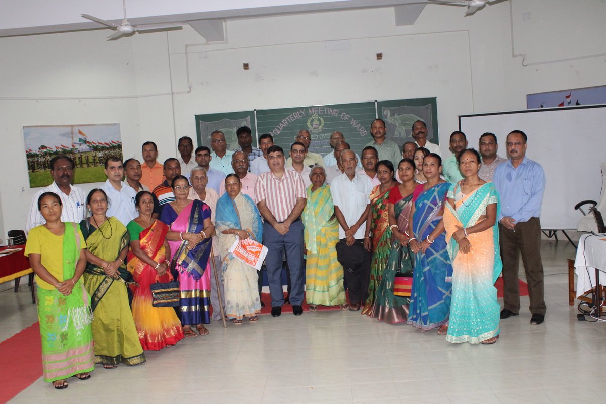 BSF_Tripura's tweet photo. On 12.10.23 under the chairmanship of Sh Shekhar Gupta, DIG, Sh Inderjit Chawla, 2IC, 156 Bn #BSF, Bagma, Tripura, organized a quarterly #WARB meeting for the welfare & problem-solving of the dependents of retired & deceased CAPF personnel.
#FirstLineOfDefence
#JaiHind https://t.co/JaOje435hL