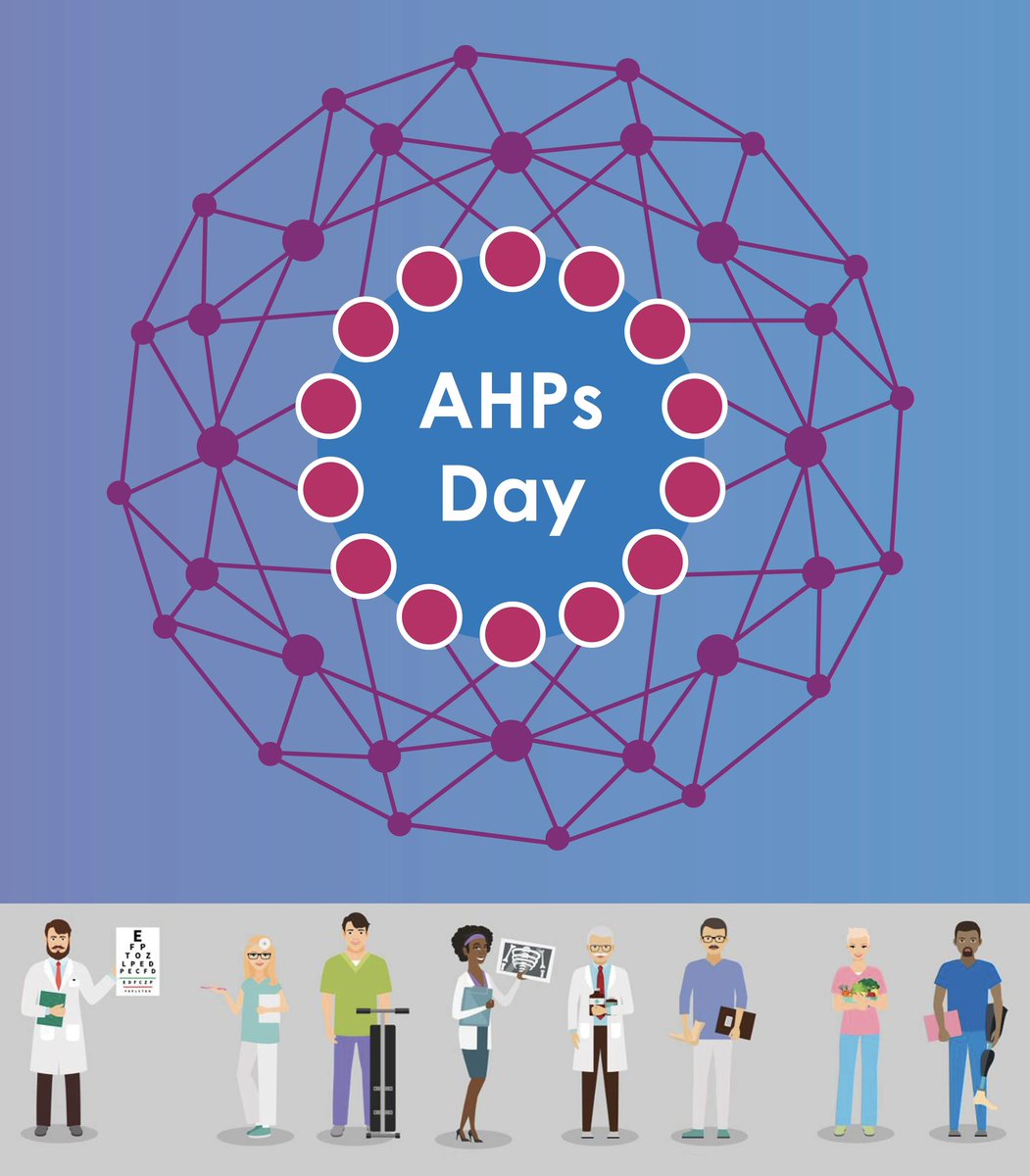 Happy #AHPsDay2023 #AHPsDay
Thank you to all the AHP colleagues and friends who have a passion for their profession and for the care they provide 👊👏

👇👀england.nhs.uk/ahp/role/