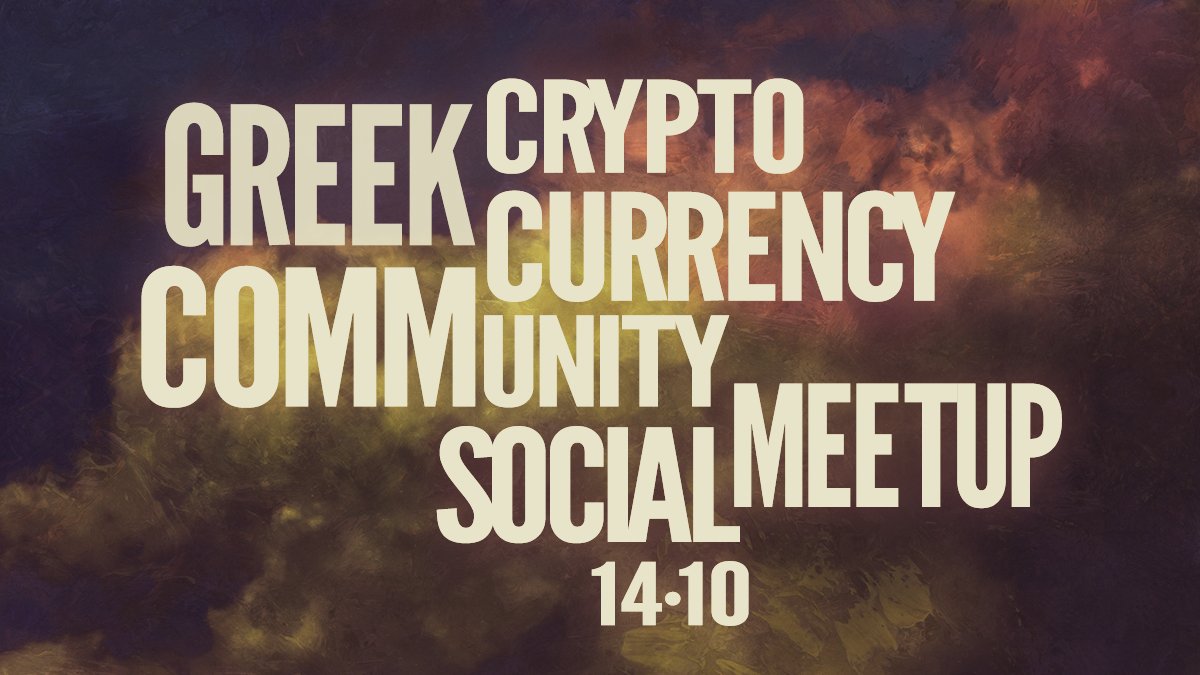 GreekCryptoComm's tweet image. Happy weekend everyone!!!❤❤
Meet-up day is finally here!!🥳🥳🥳
P.S.what happens in GCC meet-up,
stays in GCC meet-up!!😎😎