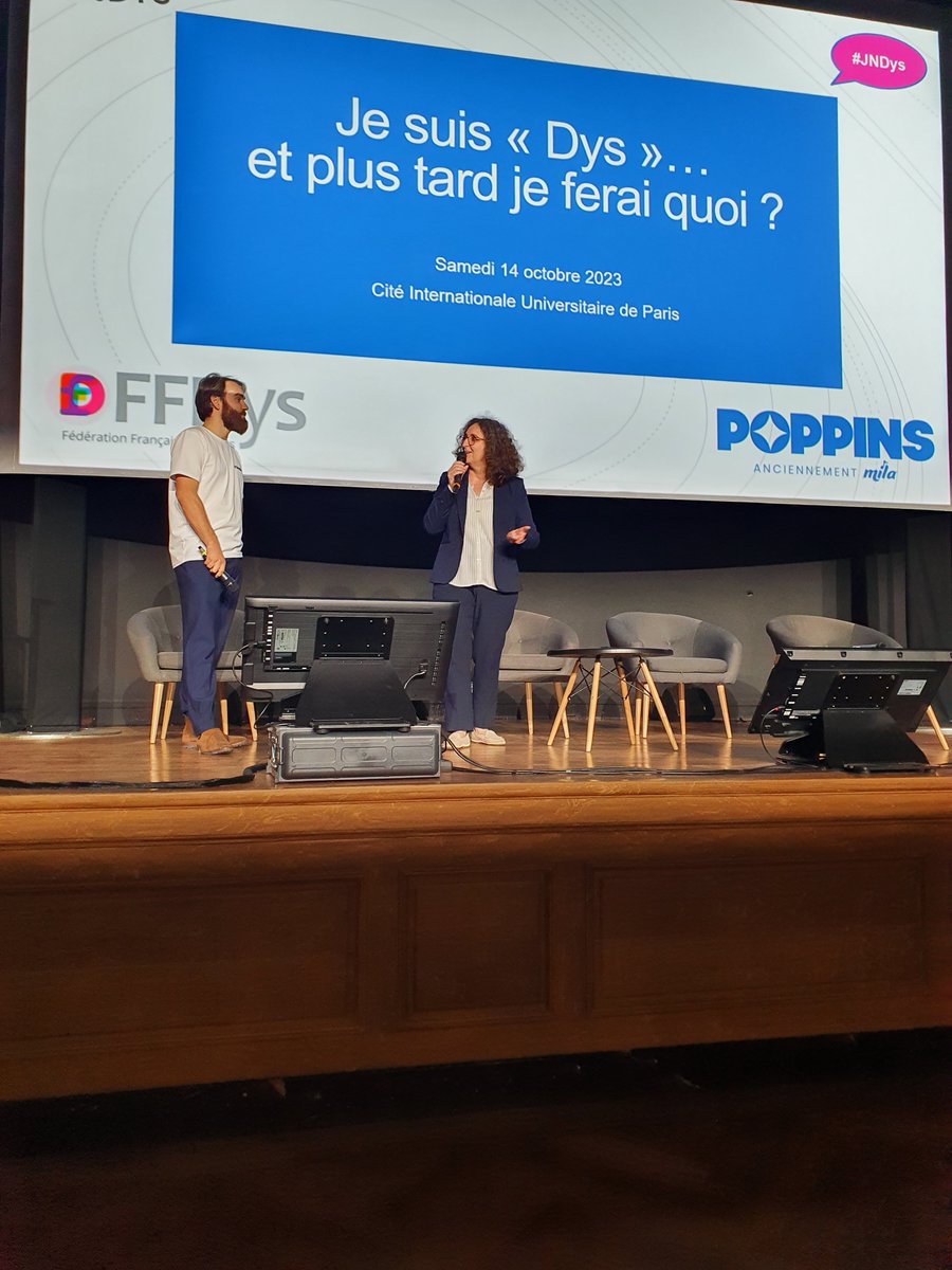FFDys (@ffdysfrance) on Twitter photo Introduction de la 17e Journée Nationale des #Dys par <a href="/NathalieGROH/">Nathalie GROH</a> présidente @FFDysfranceet et <a href="/F_Vonthron/">François Vonthron</a>, co-fondateur #poppins
Programme 👉 ffdys.com/14-octobre-202… #jndys2023 #troublesdys #scolarisation #insertion #orientation #formation Introduction de la 17e Journée Nationale des #Dys par <a href="/NathalieGROH/">Nathalie GROH</a> présidente @FFDysfranceet et <a href="/F_Vonthron/">François Vonthron</a>, co-fondateur #poppins
Programme 👉 ffdys.com/14-octobre-202… #jndys2023 #troublesdys #scolarisation #insertion #orientation #formation
