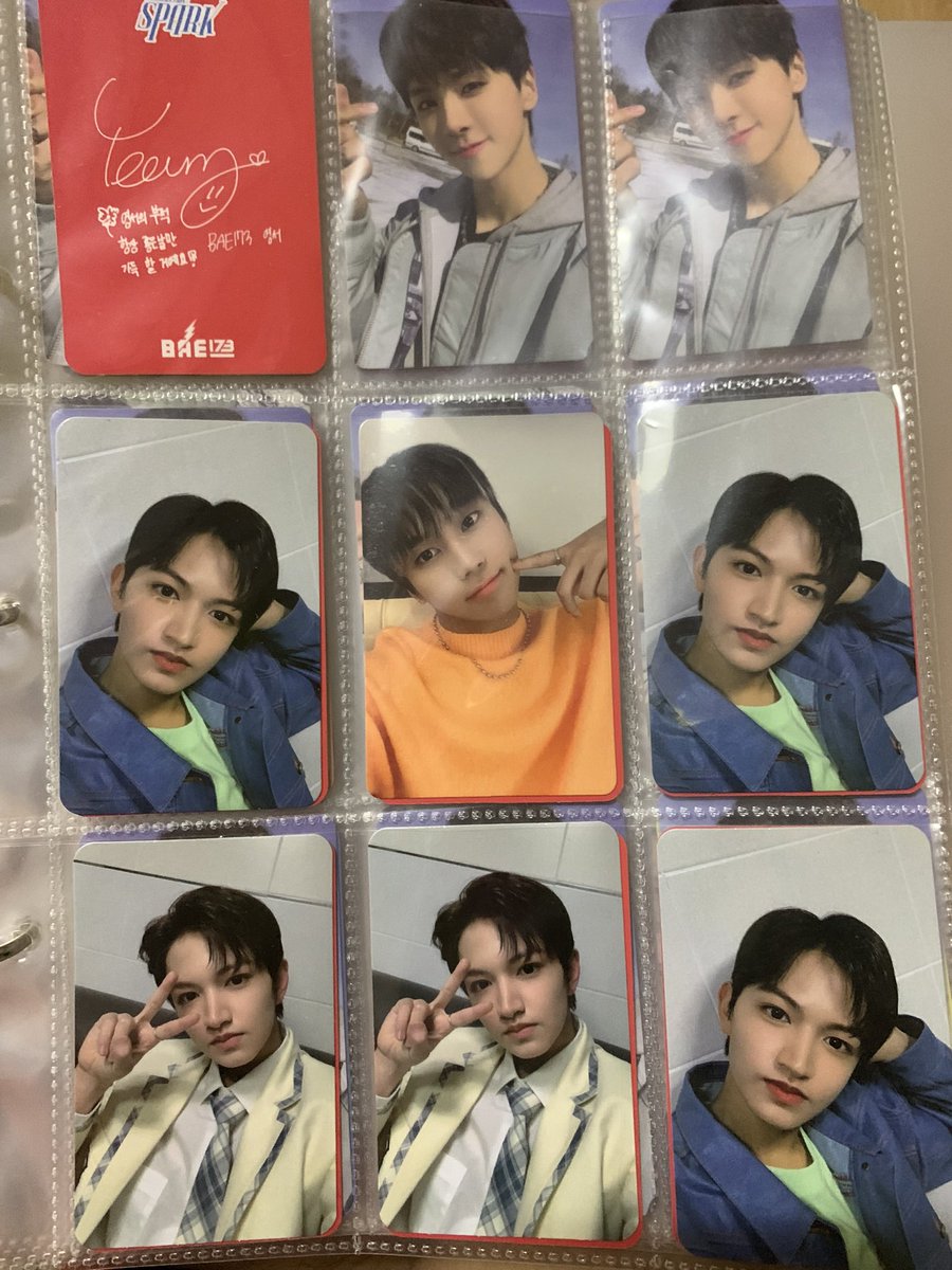 wts bae173 photocards

🤍php 30 each
🤍onhand and ready to ship
🤍pls dm!