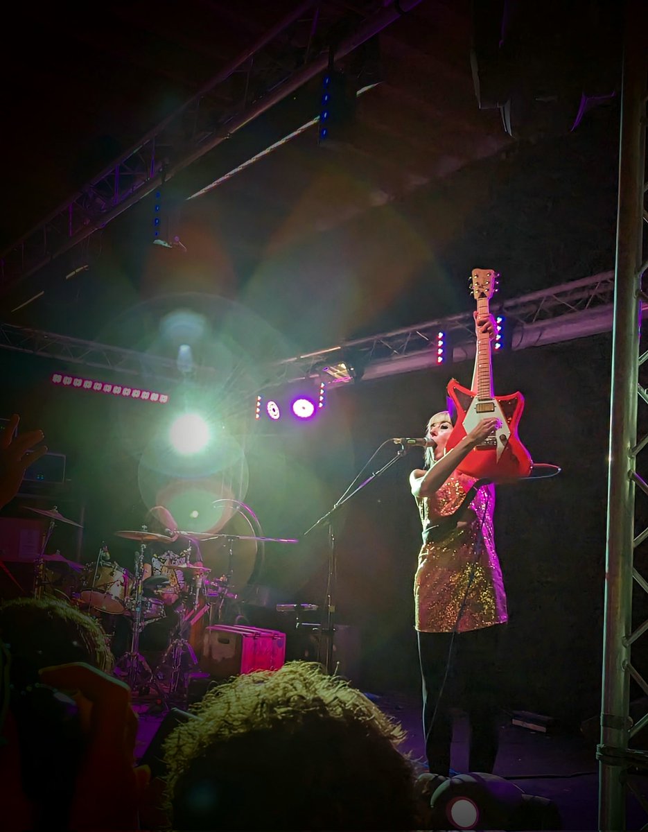 MartinDearden's tweet photo. Last night was one of those new band experiences. Knew the neame, heard them on the radio a few times blah blah blah. The Lovely Eggs, hell they were good! #kanteena #lancastermusicfestival #thelovelyeggs https://t.co/IhBXNSbavh