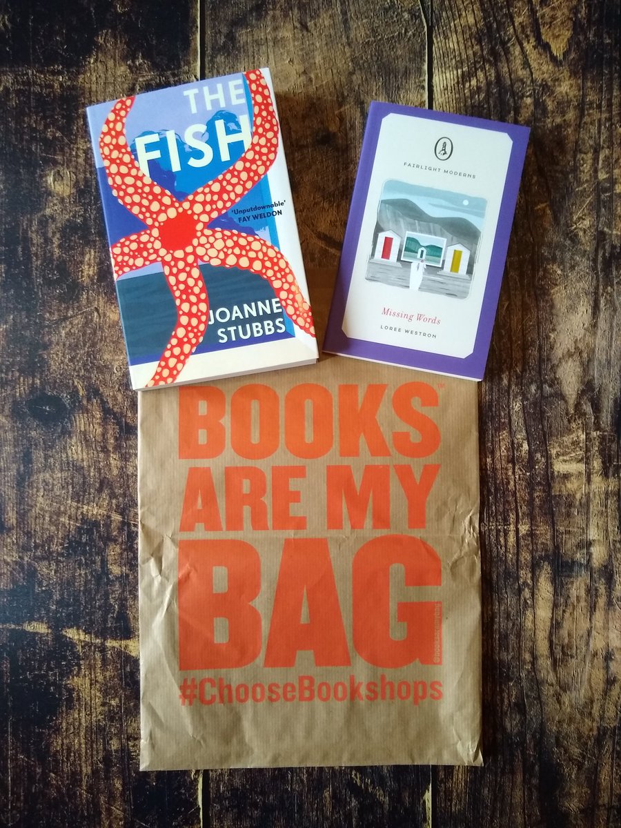 Some new book purchases on #BookshopDay 📚 #TheFish by @stubbs_writer and #MissingWords by @LoreeWestron. More below. What books will you be buying today?
