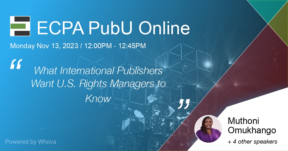 CLCKenya's tweet photo. CLC Kenya National Director Muthoni Omukhango will be speaking at this years ECPA PubU Online event this coming Monday. Keep it here for more information.
@ecpa
#ECPAPubU https://t.co/UEGBpkwtRS