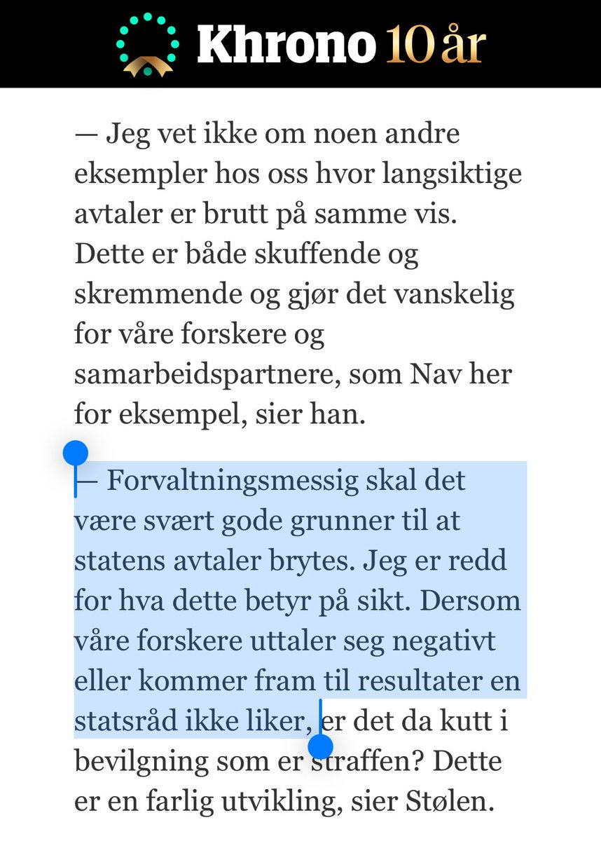 Avtaler skal holdes. Så enkelt er det. Rektor @sveinstlen uttaler seg til Khrono blant annet om at regjeringen bryter avtalen om satsingen på klart språk, en satsing departementet for øvrig er svært tilfreds med. <a href="/JUSiOslo/">UIO – Det juridiske fakultet</a> @uibjus