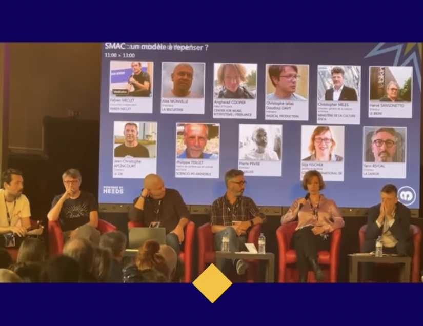 Enjoyed being on the panel for the @MaMAevent opening 'grand débat' this week, discussing France's SMAC 'Scènes de Musiques Actuelles' alongside alternative models of financing venues and supporting artists