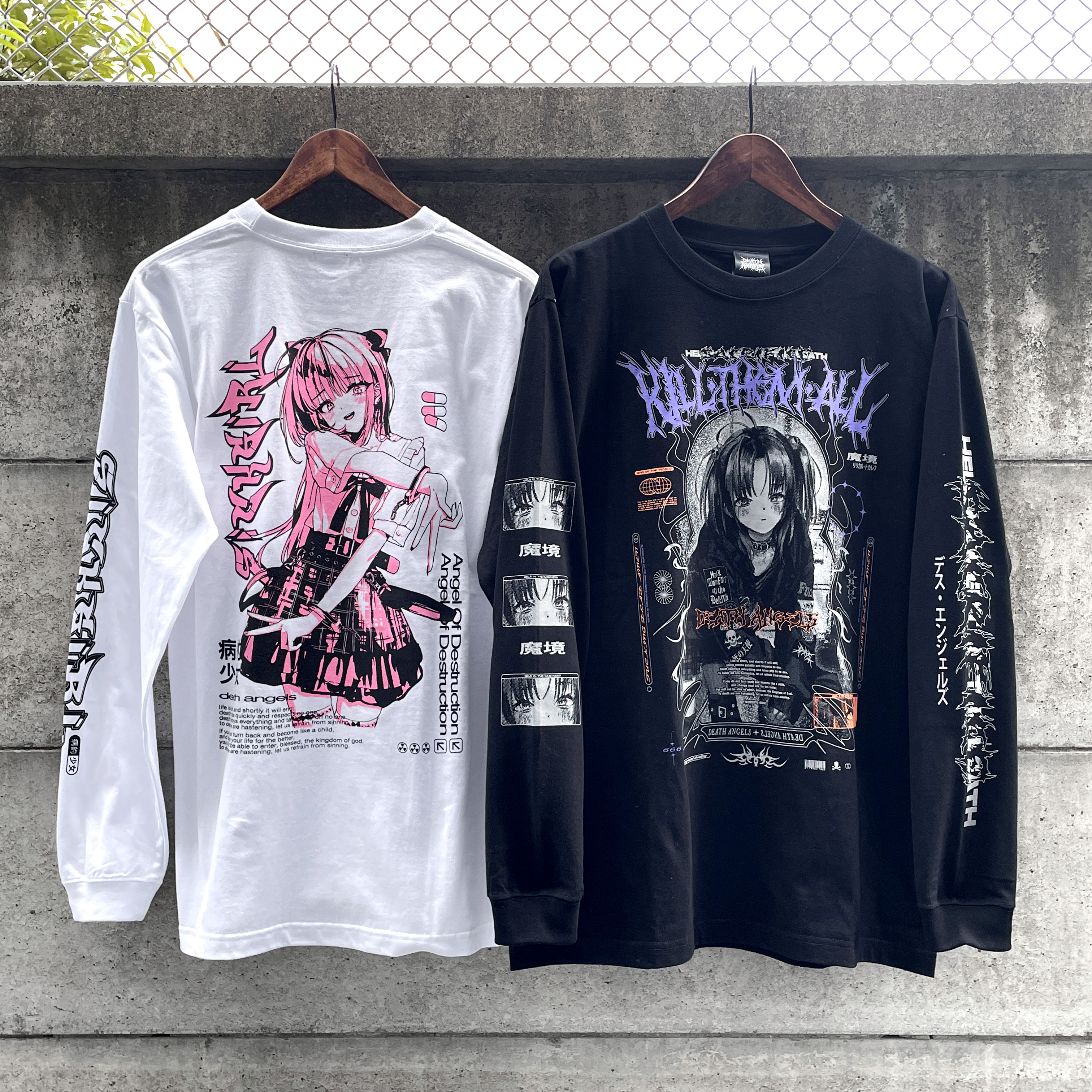 大人気新品セール ブ death ロンt パンク系 地雷系 ロンt 儀式さん Angel トップス - ゴス トップス