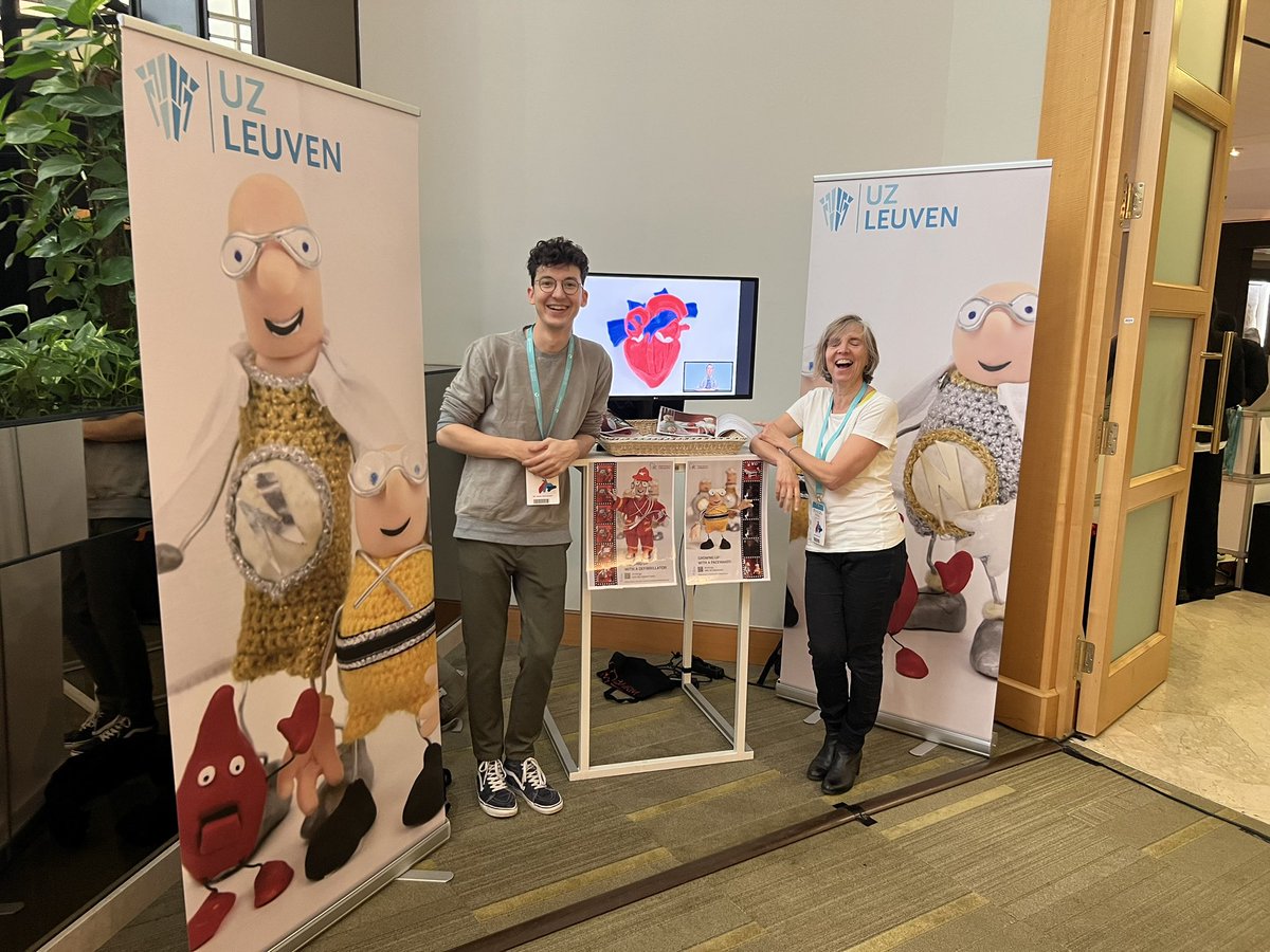 We presented our new educational material for children with defibrillators at bhrm. You can find and use it in your patients via the websites of uz leuven and the Belgian society of cardiology.