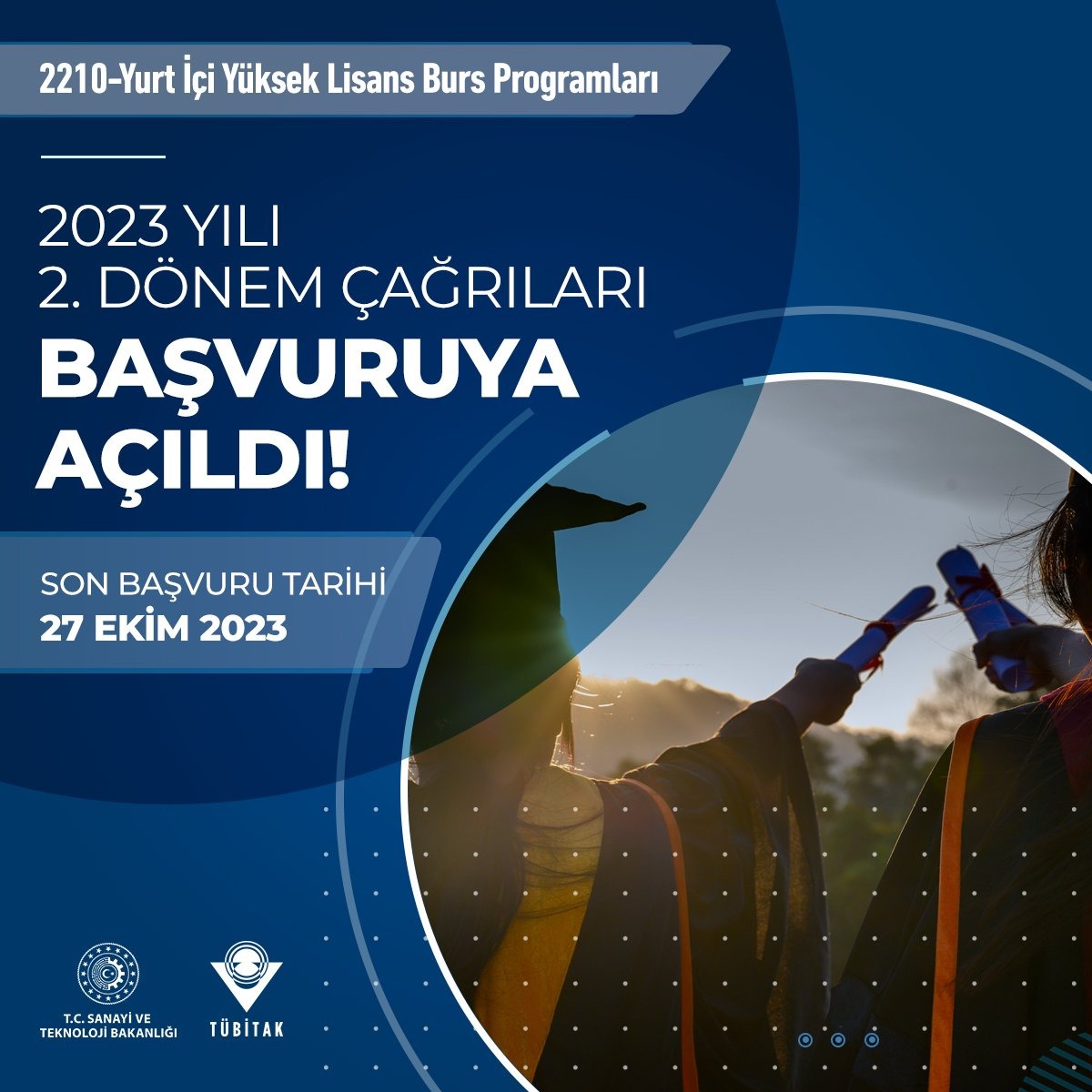 📢 TÜBİTAK BİDEB tarafından yürütülen 2210-Yurt İçi Yüksek Lisans Burs Programları 2023 yılı 2. dönem çağrıları açıldı. 

Detaylar ➡️tubitak.gov.tr/tr/duyuru/bide… 

#Aksaray #AksarayÜniversitesi #ASÜ