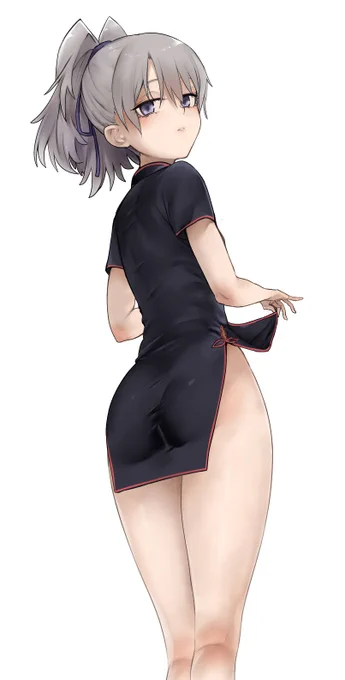DTB外伝の、チャイナ服銀ちゃん描きました。 
