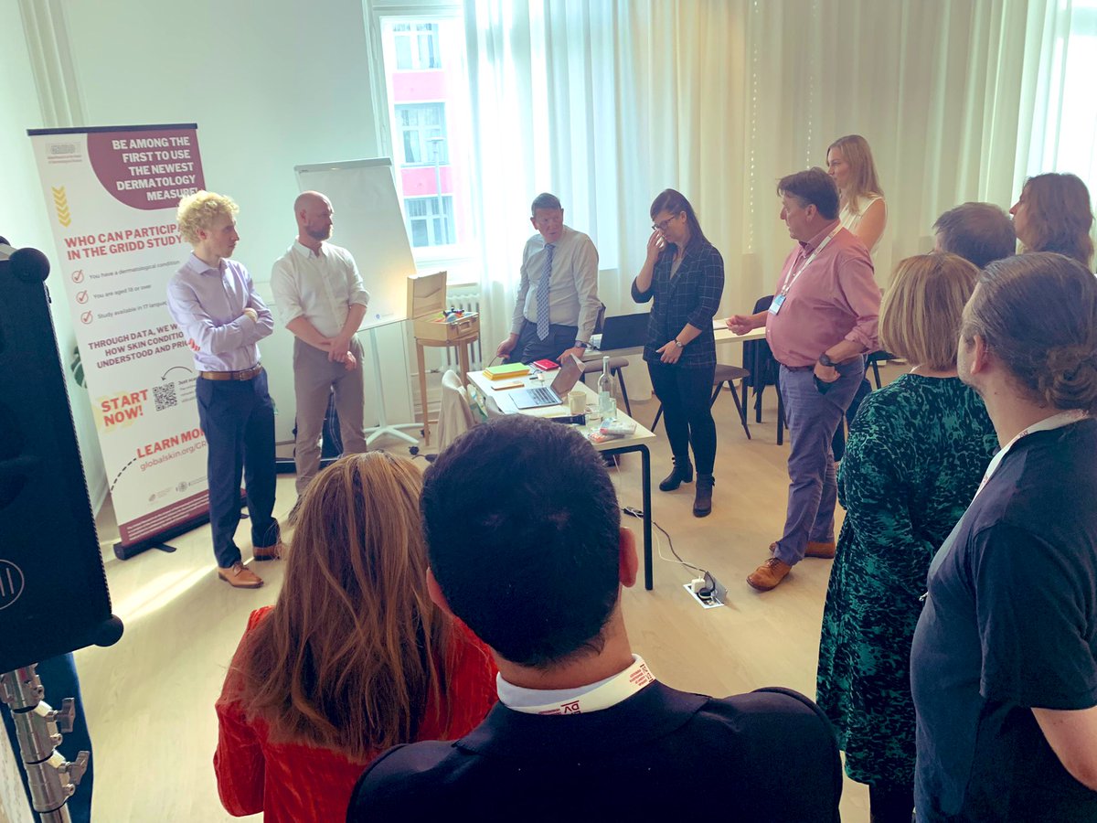 The #EADVCongress was a great opportunity to bring together GlobalSkin European Members for a workshop on Working with Industry. Challenges exist on both sides but common ground can be found to work together to support patients. #dermatology #patientadvocates