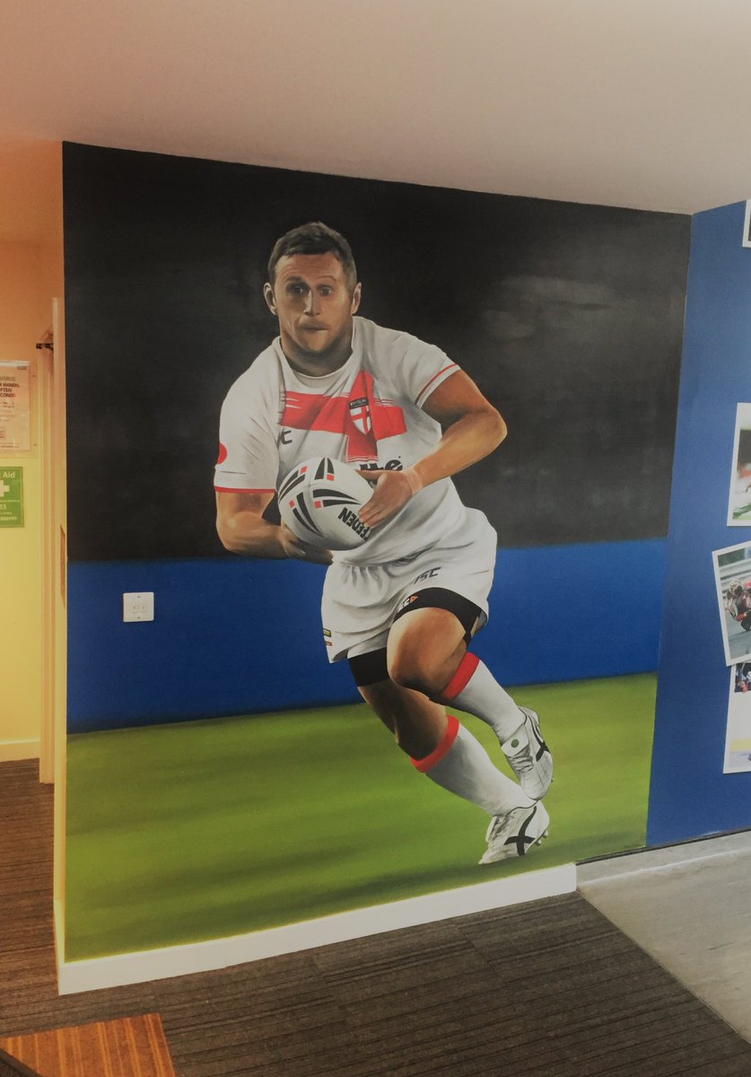 Brent Sheldon (@armleyartist) on Twitter photo My mural of Rob Burrow that sits proudly at <a href="/ncpontefract/">New College Pontefract</a> #mnd #Rugby #RugbyLeague #SuperLeague #grandfinal #ArtistOnTwitter #rugbyworldcup2023 #art #artist #painter #Legend #onerobburrow My mural of Rob Burrow that sits proudly at <a href="/ncpontefract/">New College Pontefract</a> #mnd #Rugby #RugbyLeague #SuperLeague #grandfinal #ArtistOnTwitter #rugbyworldcup2023 #art #artist #painter #Legend #onerobburrow