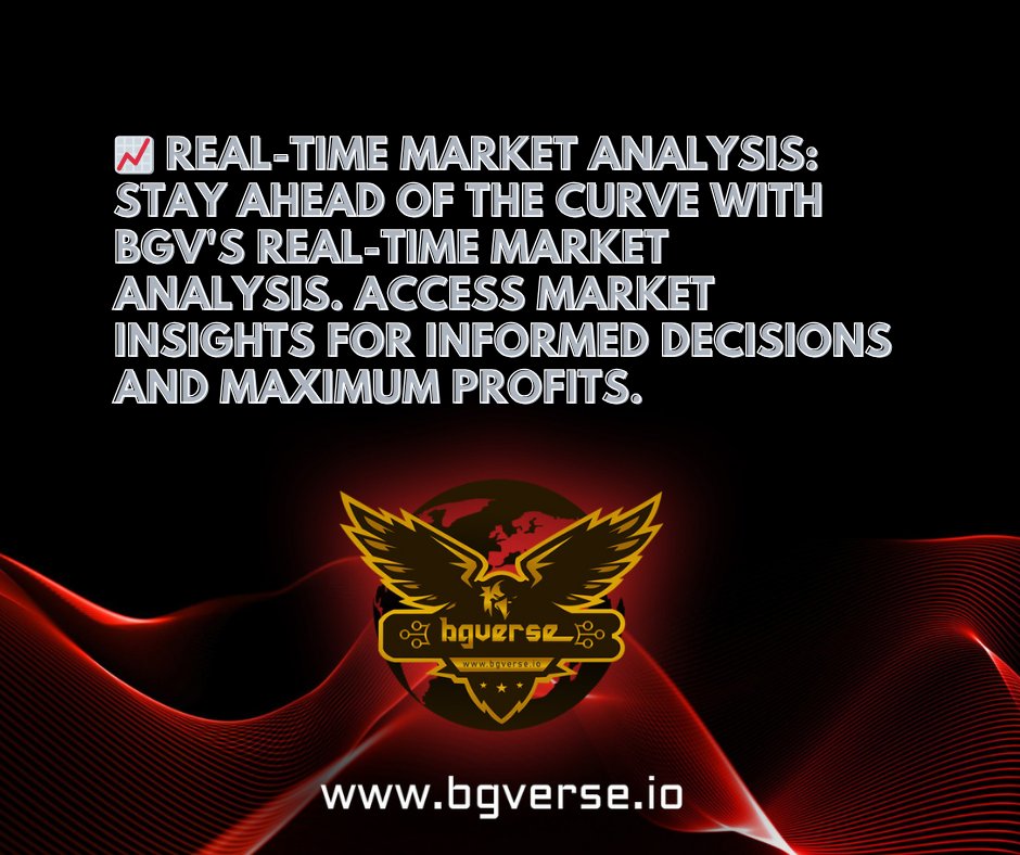 BITGAMEVERSE's tweet photo. 📷 Real-Time Market Analysis: Stay ahead of the curve with BGV's real-time market analysis. Access market insights for informed decisions and maximum profits. #DecentralizeWithBGV #BGVGaming #LevelUpWithBGV #BGVTokens #PowerUpWithBGV #BGVCommunity https://t.co/5LIx3ZFv5w