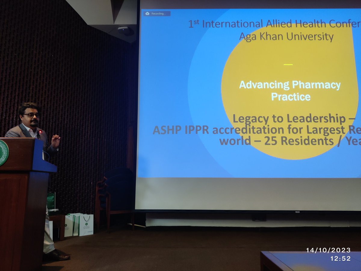 And an oral presentation to share how pharmacy education can be advanced in an academic medical centres and what quality assurance checks may be needed. #Pharmacy #AHPsDay2023 #AHPs