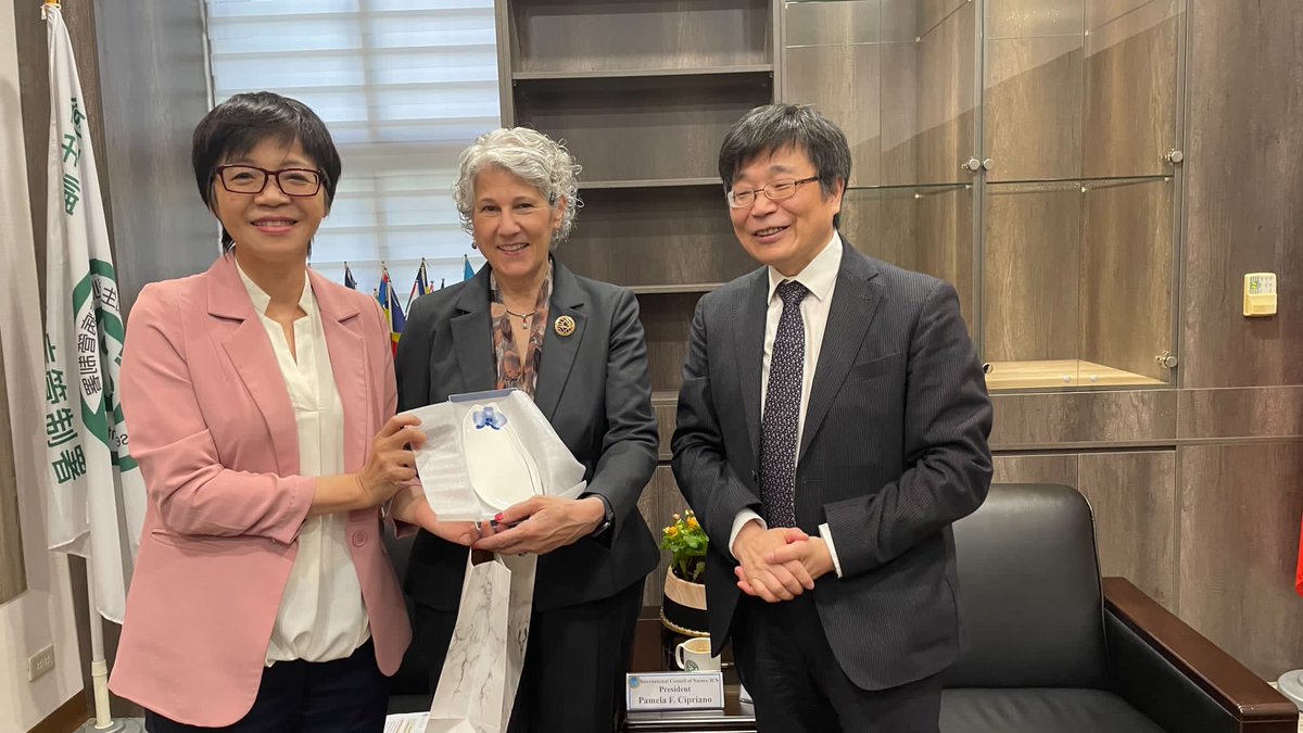 Director General (#Taiwan chief nurse) Shwu-Feng Tsay and Vice Minister #Taiwan Health and Welfare Jih-Haw Chou share plans to increase nursing capacity, improve work environment and retention, and boost professional diversity through greater Investment to achieve #UHC