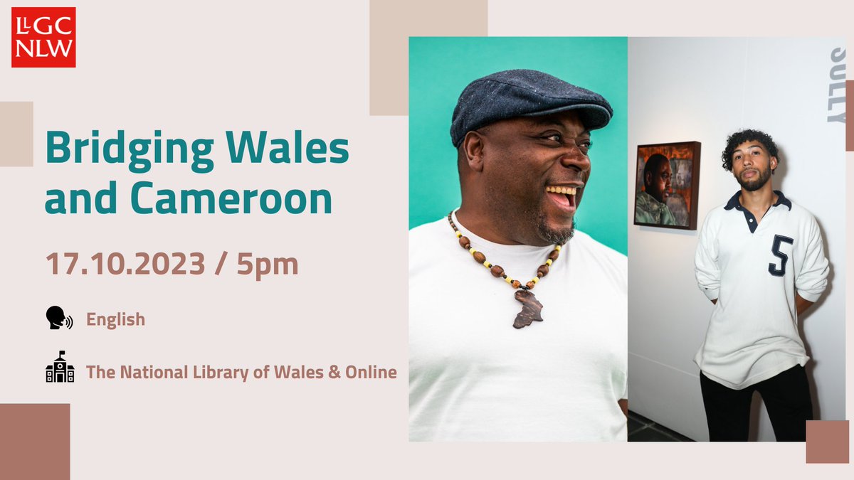 National Library of Wales (@nlwales) on Twitter photo Bridging Wales and Cameroon
Created as part of our ‘Decolonizing Art’ project, Joshua Donkor’s portrait of <a href="/yomadene/">Eric ngalle charles</a> will be unveiled in this special event chaired by poet <a href="/iforapglyn/">Ifor ap Glyn</a>.
Tickets: events.library.wales Bridging Wales and Cameroon
Created as part of our ‘Decolonizing Art’ project, Joshua Donkor’s portrait of <a href="/yomadene/">Eric ngalle charles</a> will be unveiled in this special event chaired by poet <a href="/iforapglyn/">Ifor ap Glyn</a>.
Tickets: events.library.wales