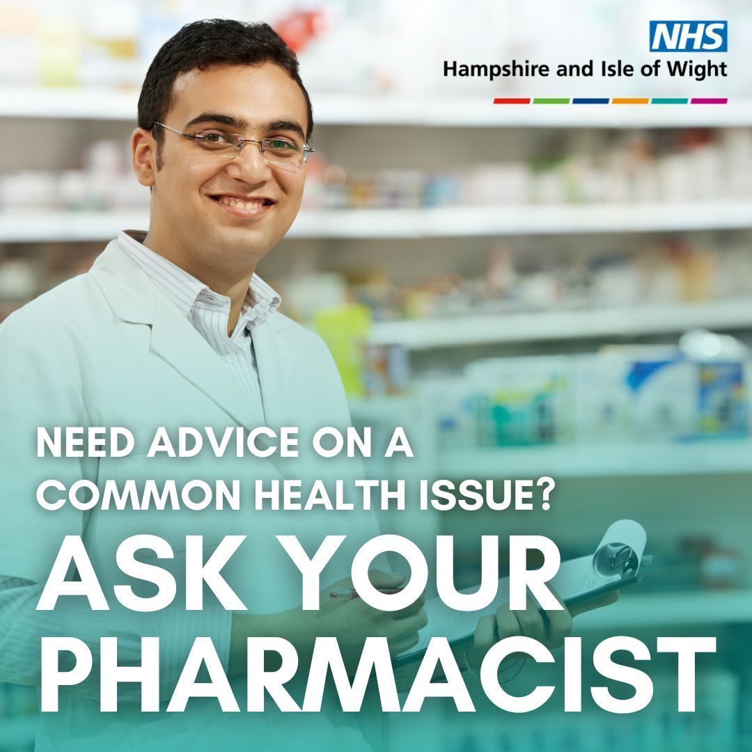 The NHS is currently under a lot of pressure. Please help us to get you the right care when you need it 💙 

Worried about a minor ailment? Consider visiting your pharmacy. Pharmacists are healthcare professionals who can help you with minor health concerns.