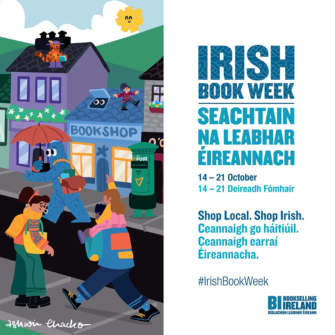 Hello Book Lovers and Book Sellers! It’s #irishbookweek & the fun starts here! I’m Dawn from @chaptersbooks, I’ll be online, with Aoife from @DubrayBooks & between us we will be sharing some fantastic Irish books and shops with you! Anything you want us to see tag @BooksellingI!