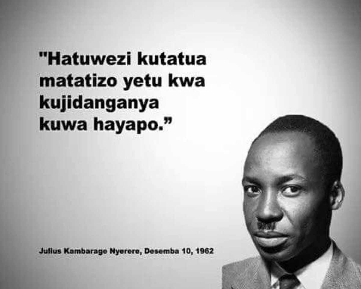 Happy Nyerere day Tanzania 

#NyerereDay #14October