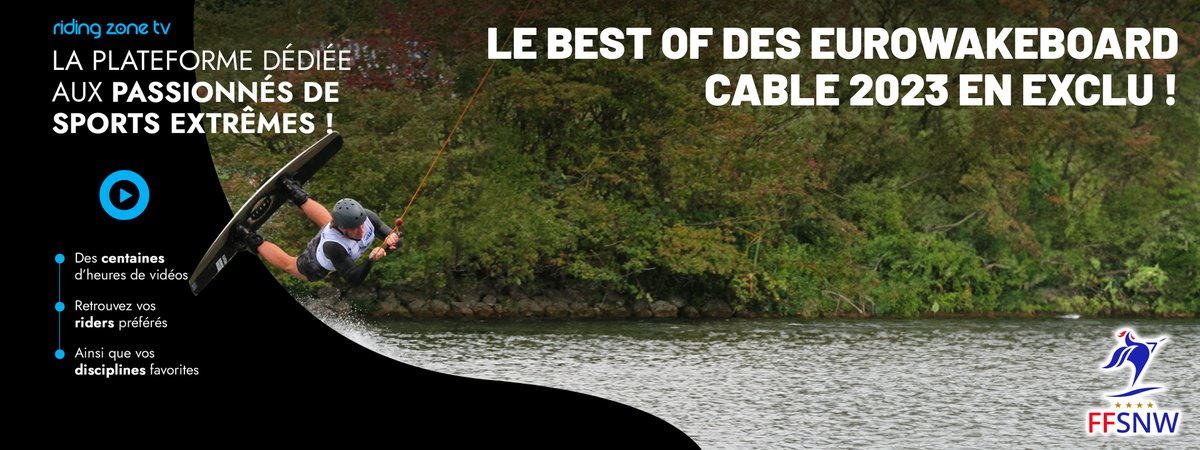 #EuroCableWake
Revivez les meilleurs moments des finales en exclu sur <a href="/ridingzonetv/">Riding Zone TV</a> 
30' de pur bonheur conclues par le tout premier titre 🇪🇺par équipes des #Bleus
&gt;&gt;&gt; tv.ridingzone.com
#FranceWakeboard #Wakeboard #Wakeskate #ParaWakeboard #Paris2023 #Roadto2024 <a href="/lekabletk/">Le Kable</a>