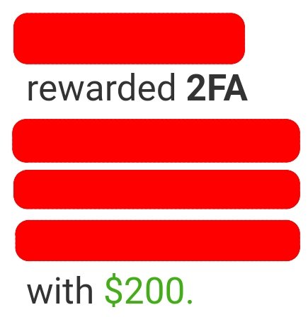 AL HAMD U LILLAH
<a href="/Bugcrowd/">bugcrowd</a> 

$200 bounty for a med risk issue found in testing of the site's 2FA authentication.

Keep an eye on the gaps of authentication flow.

#bugbounty #cybersecurity #ethicalhacking