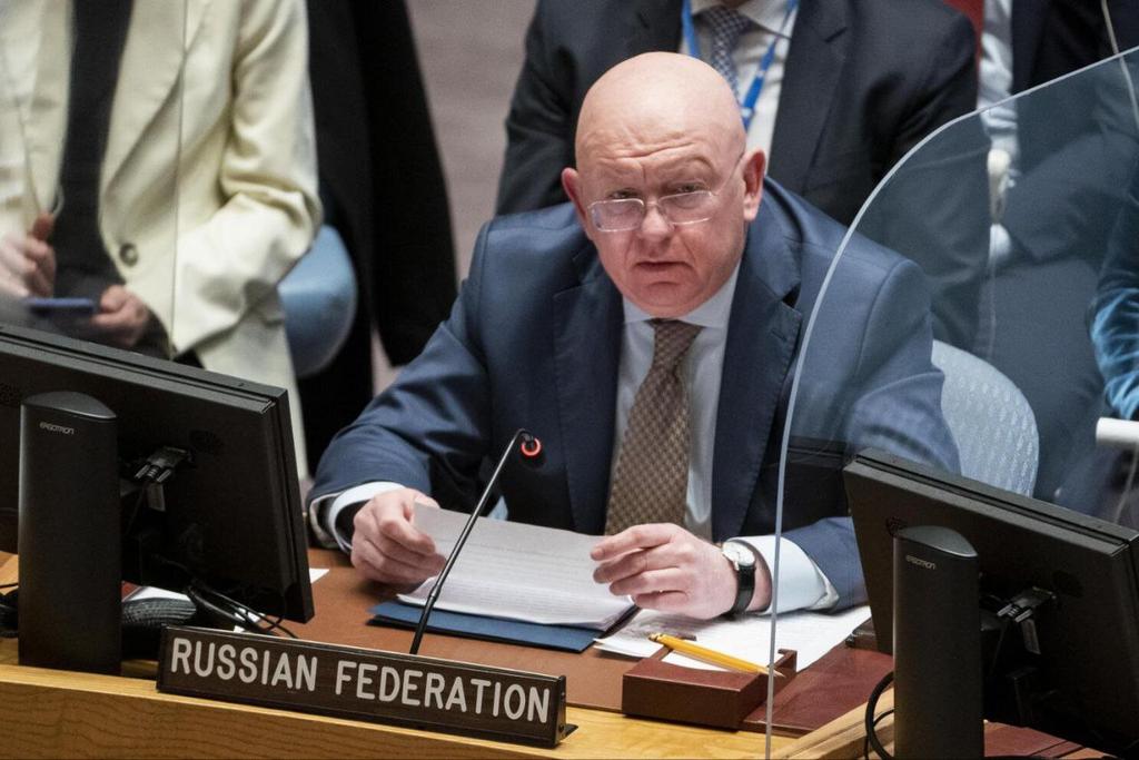 #Russia's UN Ambassador: - 'Washington is spreading lies in support of #Israel against the #Palestinians without finding a solution.' - 'The indiscriminate bombing of residential areas in #Gaza is unacceptable.' #IsraeliWarCrimes #Gazagenocide