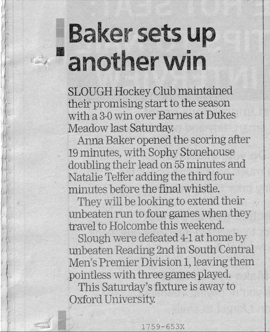 SloughHCL1's tweet image. A fantastic write up in this week’s Daily Mail in case you missed it… Hoping for more of the same this week💪🏻 

Todays game vs @holcsladies1s 

@SloughHC 🩷🖤

#readallaboutit #notjustheadlinesBakersteals #PinknBlacks