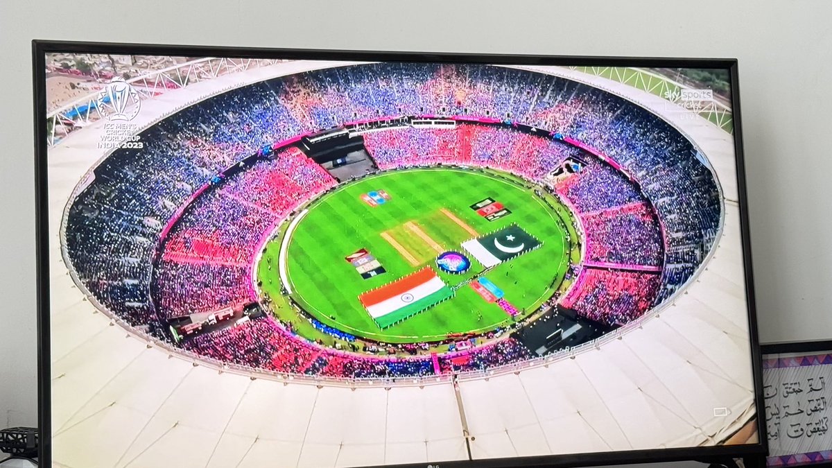 AbbasMeerani's tweet photo. This is what #cricket about #CWC2023 #INDvsPAK @cricketworldcup https://t.co/bIwxjPNZ2y