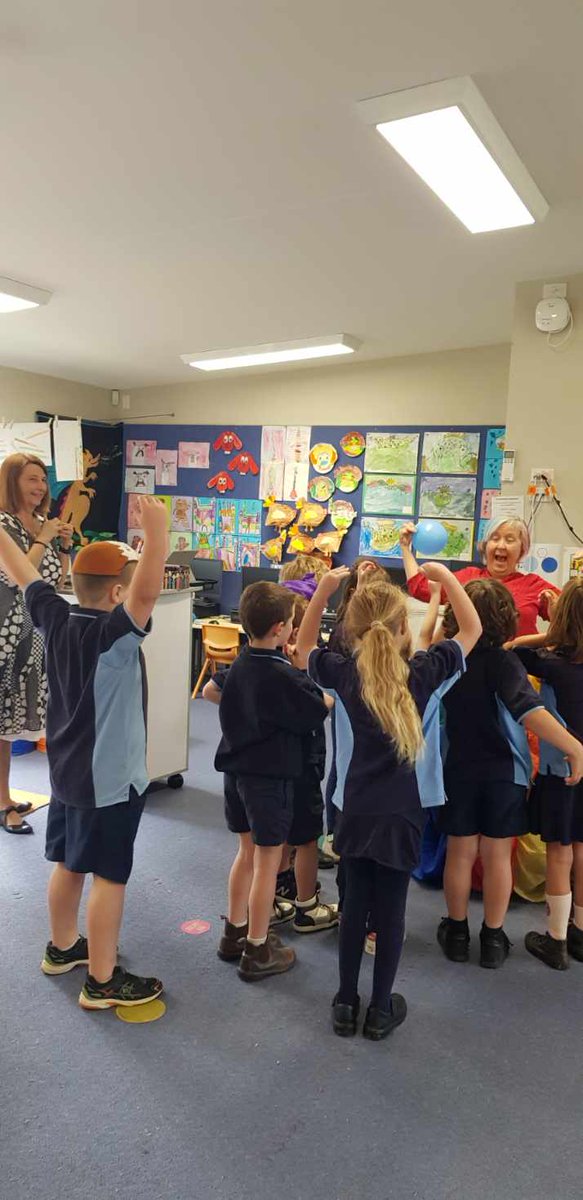 Prosper_Aus's tweet photo. The wonderful Jo Henwood Storyteller took some @Prosper_Aus storytelling adventures down to Cobargo this week. Thanks to the local school for hosting us! https://t.co/Aexj83NRaJ