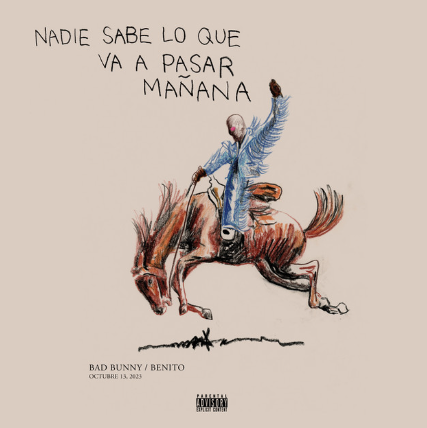 j4virw_'s tweet image. 🚨&quot;NADIE SABE LO QUE VA A PASAR MAÑANA&quot; de Bad Bunny consigue 145.9M de reproducciones en su primer dia y se coloca como el #4 album con mejor debut de la historia

Se queda cerca de superar el debut de UVST siendo un proyecto completo de trap💿

Simplemente el GOAT🐐