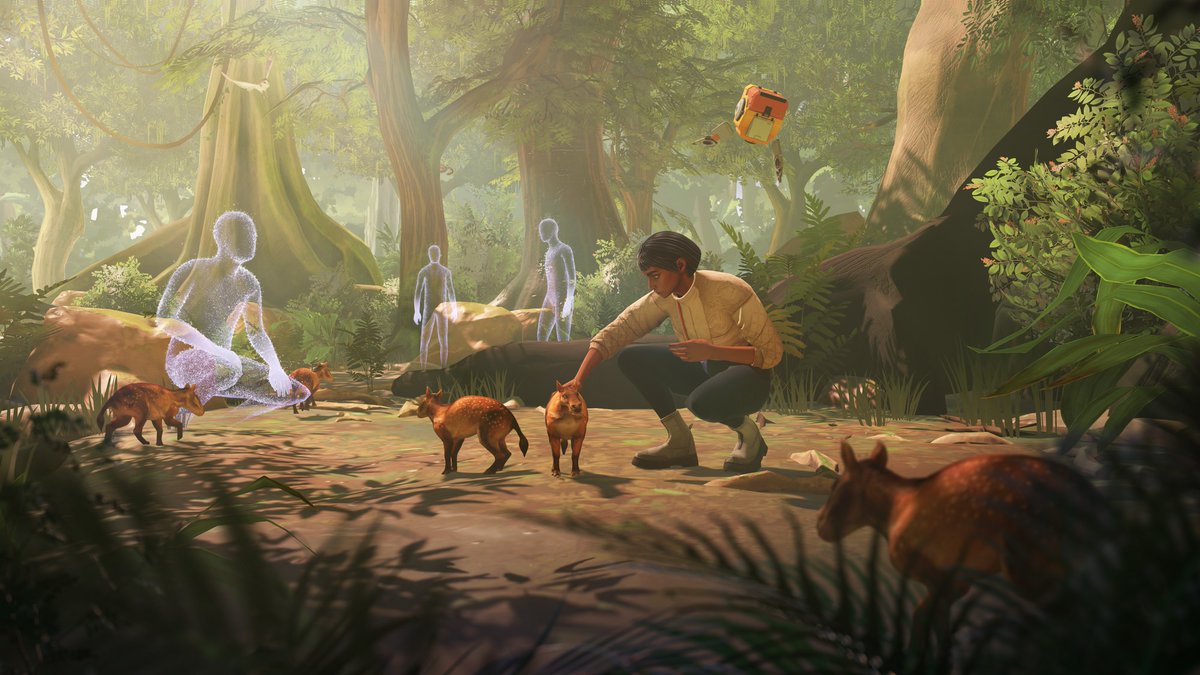 🦕 Dès aujourd'hui, embarquez pour l’expédition #MondesDisparus ! Muni d’un casque de réalité virtuelle, explorez l'histoire de la vie en immersion avec vos proches. Oserez-vous approcher le Tyrannosaure ?
Préparez ou prolongez l’expérience 👉 pulse.ly/qq2fxyfpjn <a href="/ExcurioVR/">Excurio</a>