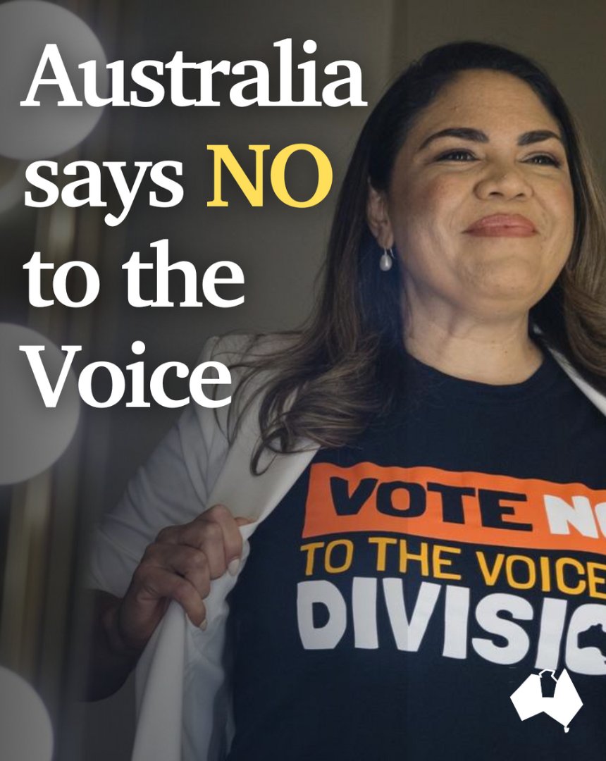 #BREAKING: AUSTRALIA SAYS NO TO THE VOICE. bit.ly/3PSFkJj #VoiceToParliament #referendum2023 #NTnews