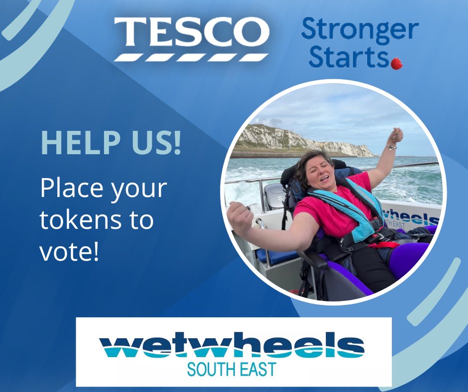 If you’re heading to @Tesco Dover or Deal to do your shopping, don’t forget to pop your blue token in our pot!

#TescoStrongerStarts #dover #deal