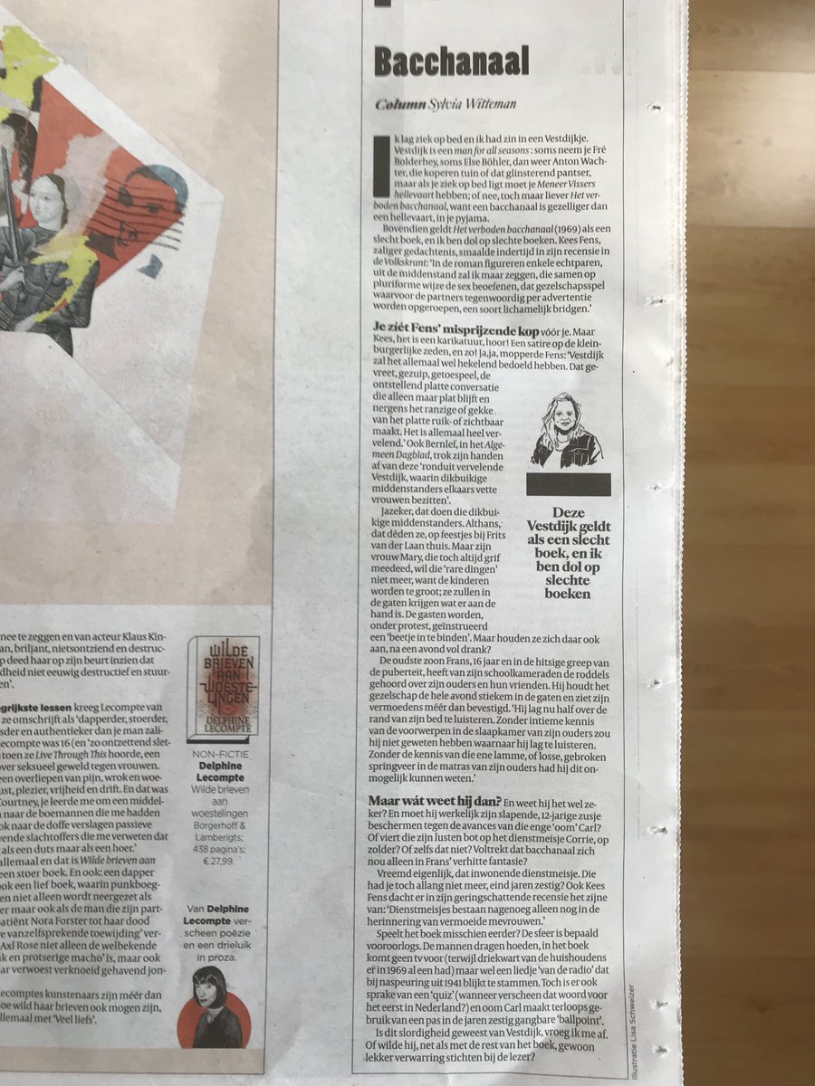 ⁦<a href="/sylviawitteman/">Sylvia Witteman</a>⁩ Tuurlijk wilde Vestdijk ‘lekker verwarring stichten’ met zijn bacchanale roman. Oom Cor duikt in andere boeken van Vestdijk eveneens op als schuinsmarcheerder.