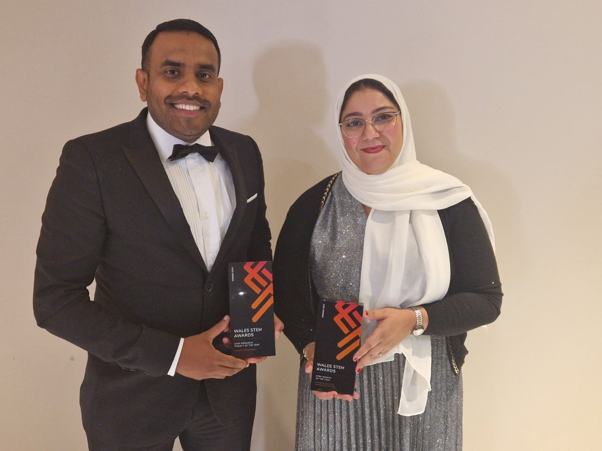 Top honours for USW at Wales STEM Awards

The University of South Wales (USW) secured a number of leading honours at the Wales STEM Awards.

southwales.ac.uk/news/news-for-…

@Dr_Paul_Davies 
@DonnaWhitehead9 
<a href="/martin_steggall/">Martin Steggall</a> 
<a href="/M_abuhmida/">Dr. Mabrouka Abuhmida</a> 
<a href="/LeshanUggalla/">Leshan Uggalla</a> 
<a href="/CEMET_Wales/">CEMET</a>