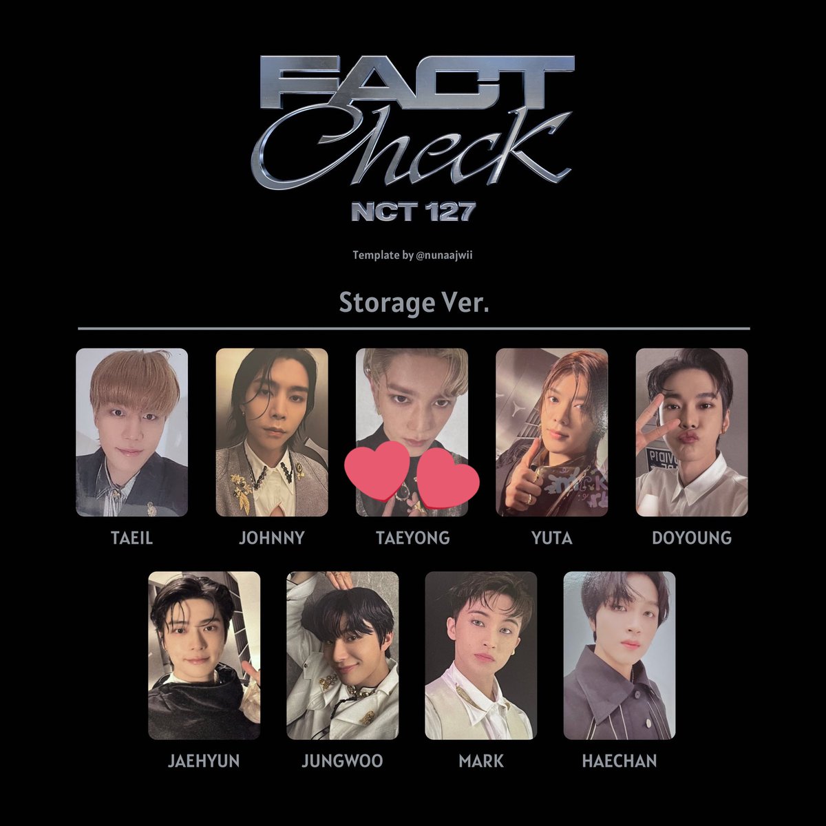 NCT127 Fact Check ポップアップ ラキドロ トレカ ジェヒョン-