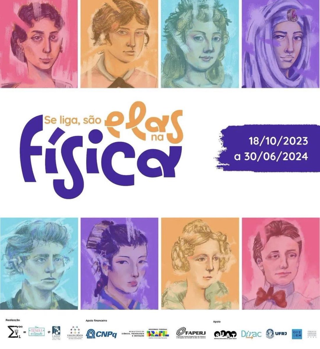 tem_menina's tweet photo. A exposição Se liga, são elas na Física é uma parceria do @LadifUfrj com o Tem Menina no Circuito na @casadaciencia, na Rua Lauro Müller 3 em Botafogo.  Com experimentos interativos e instalações contando o papel das mulheres na Física, a diversão é para todas as idades! https://t.co/aZgsfsdOXe
