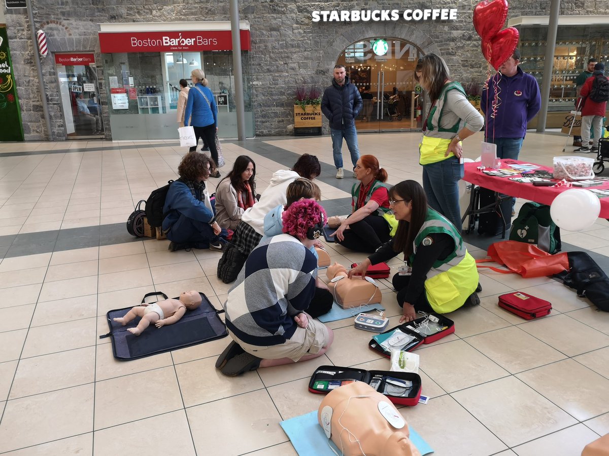 More people learning how to save a life! #restartaheart