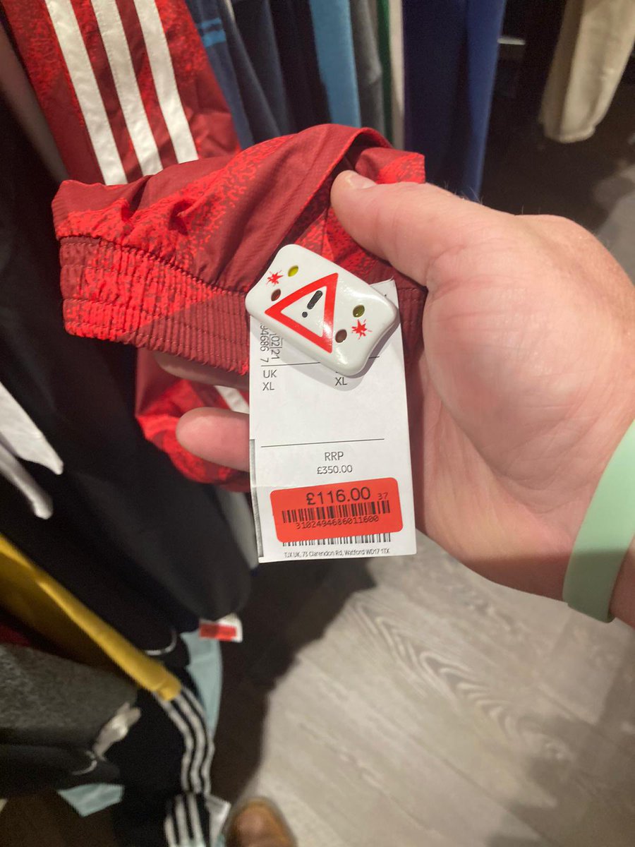Can someone help ? Was this <a href="/Arsenal/">Arsenal</a> <a href="/adidasUK/">adidas UK</a> <a href="/adidasfootball/">adidas Football</a> jacket ever sold at the RRP £350 as shown on the <a href="/TKMaxxHelp/">TK Maxx</a> tag ? I don’t believe it was even sold at the reduced price of £116 when instore <a href="/Arsenal/">Arsenal</a>