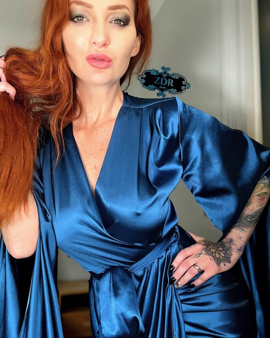 My name is #zaradurose &amp; I have an addiction to @CatherineDLish gowns 🫣   in love with my newest addition<a href="/tag/zaradurose"class="tags">#zaradurose</a><a href="/tag/linkinbio"class="tags"><span>#linkinbio</span></a><a href="/tag/redhead"class="tags"><span>#redhead</span></a><a href="/tag/satin"class="tags"><span>#satin</span></a><a href="/tag/satingown"class="tags"><span>#satingown</span></a><a href="/tag/zdr"class="tags"><span>#zdr</span></a>
