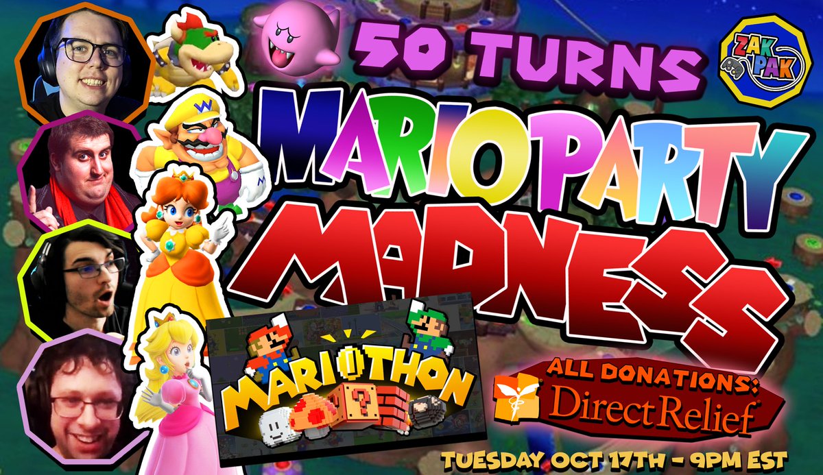 For this lovely event, I am going to be doing a 50 turn match, VS <a href="/ChrisClark8788/">Clark</a>, <a href="/Draco655/">Draco655</a> and <a href="/Shad_JV/">ShadJV</a> on my favorite map from my favorite Mario Party game! Towering Treetop from Mario Party 6! 😊 will be streamed on my YOUTUBE channel! 

youtube.com/@ZakPakOfficia…