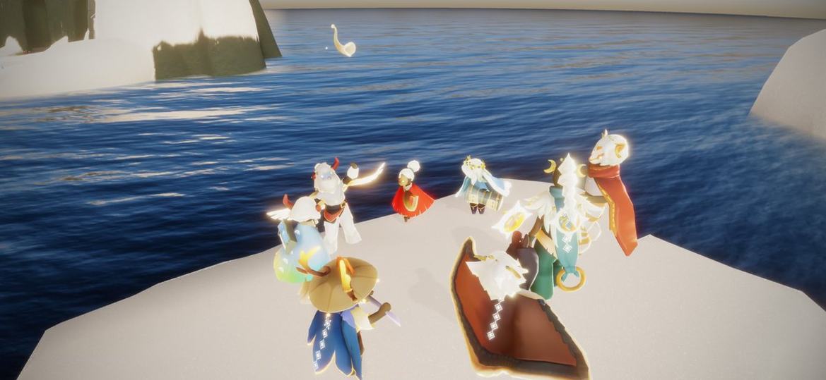 illustration thatskygame skychildrenoftheligh sky星を紡ぐ子どもたち #Tio #gamescom2023 #TioandBo  
Original: karin_sky02