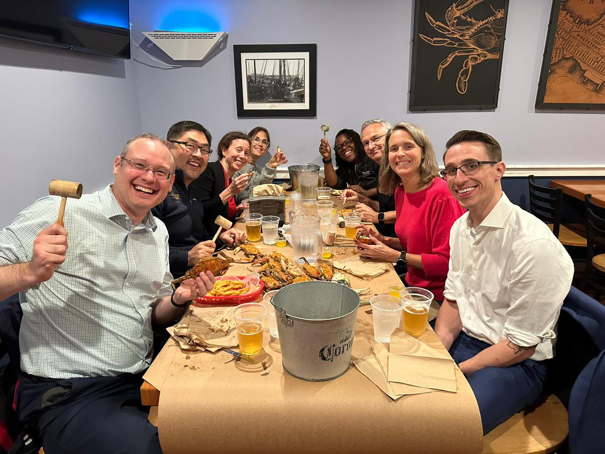 ORourkeJr's tweet photo. Crabs, Natty Boh, and Talking Internal Medicine Residency Education - it’s what we do in Baltimore, Maryland at #APDIMFall23 🦀 🦀 🦀 https://t.co/GGTWQnMGX4