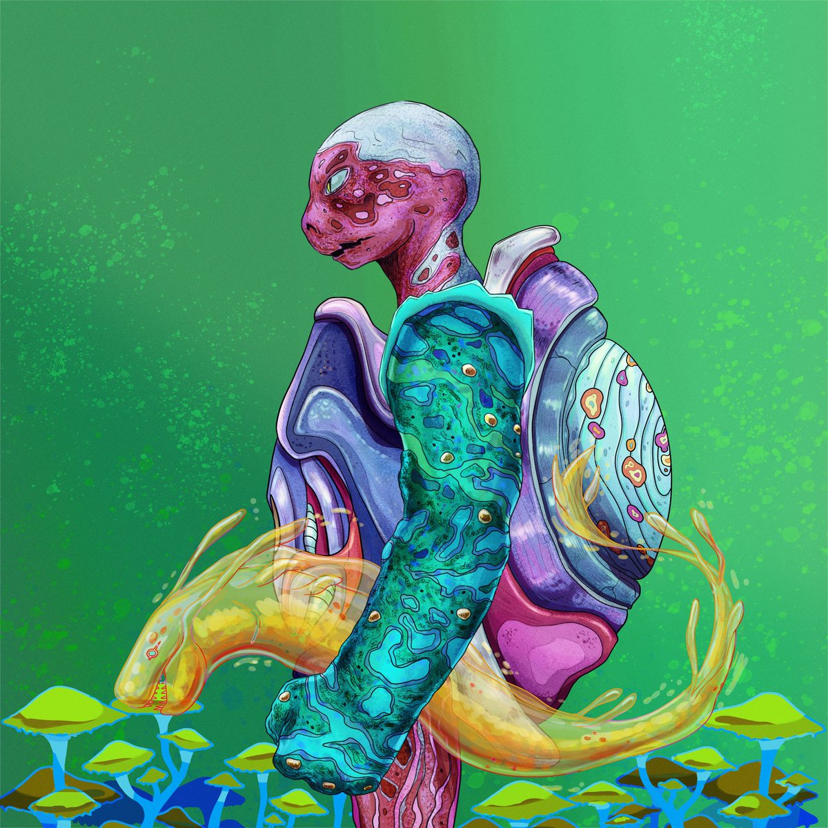 Vol3k01's tweet image. Here some heat for that ass best turtles in the space!!! 🐢🐢🐢🔥🔥🔥@ShellzOrb @StreetTurtlePC #Shellzup #shellzorb #STPC #art #nft #nftart @opensea #blur