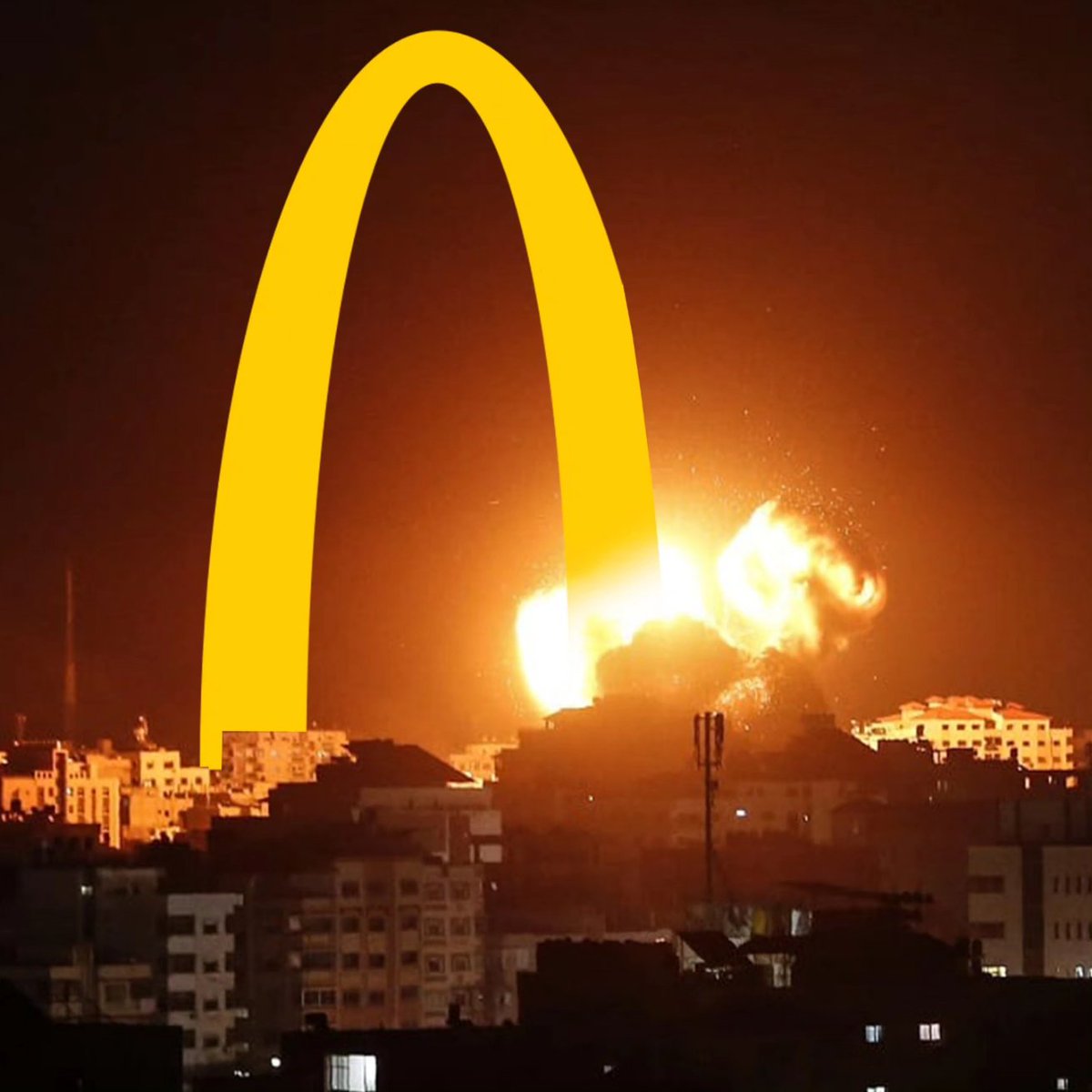 ZedTrafficker's tweet photo. Not Lovin' it! #BoycottMcDonalds #Gaza #Israel #BoycottWar https://t.co/0T9pWMFnsi